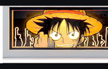 Monkey D. Luffy LED Manga Lamp view 3