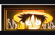 Monkey D. Luffy LED Manga Lamp view 1