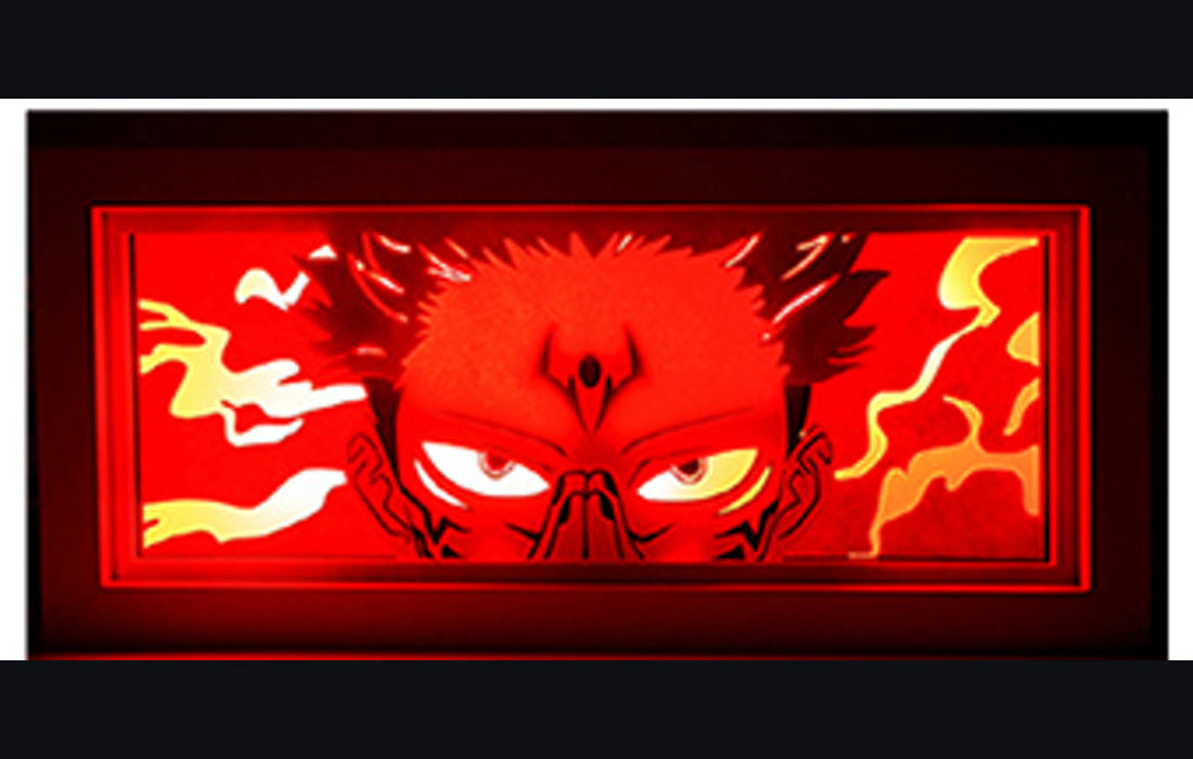 Ryomen Sukuna LED Manga Lamp