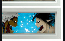 Eren Yeager vs. Reiner Braun LED Manga Lamp view 3