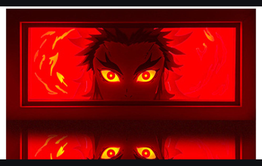 Kyojuro Rengoku LED Manga Lamp