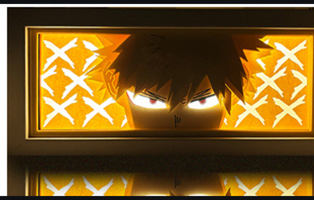 Katsuki Bakugo LED Manga Lamp