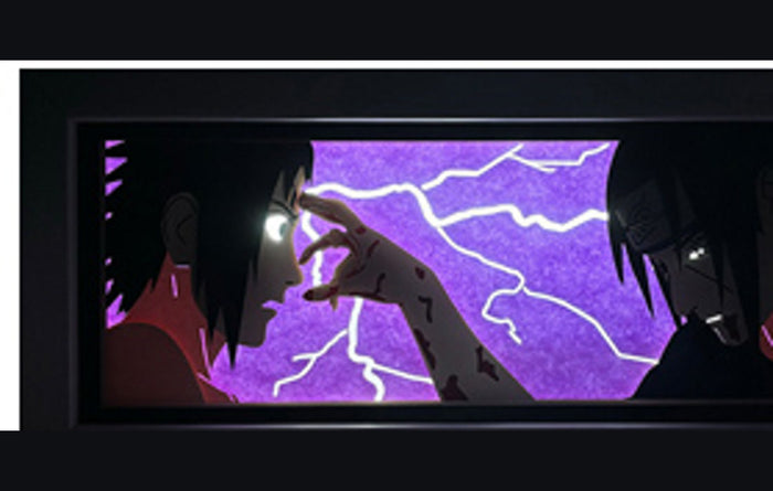 Sasuke & Itachi LED Manga Lamp