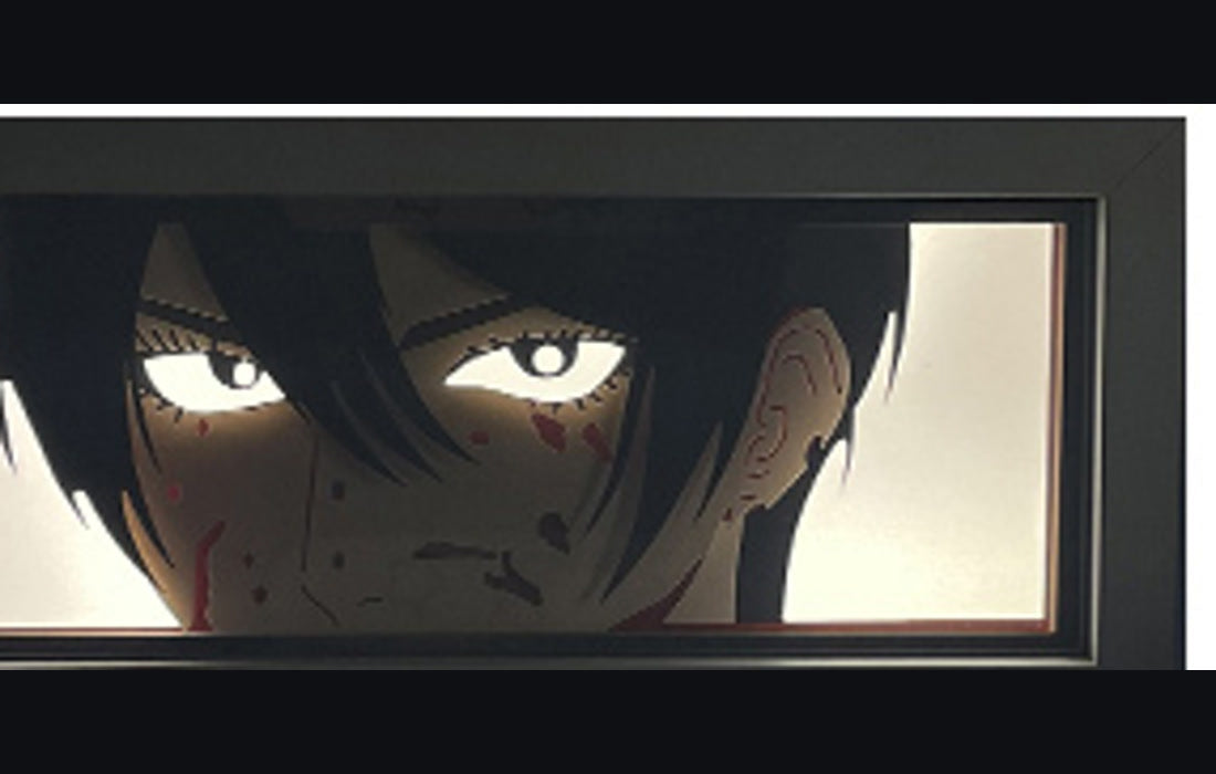 Mikasa Ackerman LED Manga Lamp