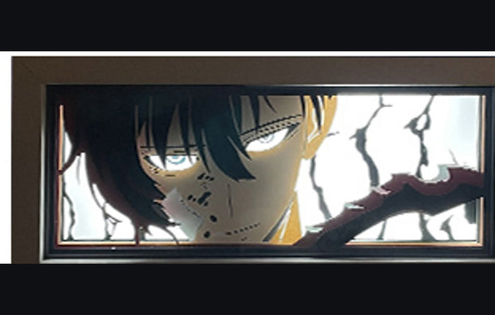 Levi Ackerman LED Manga Lamp