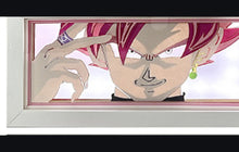 Goku Black Super Saiyan Rosé LED Manga Lamp view 3