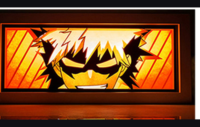 Katsuki Bakugo LED Manga Lamp