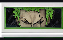 Roronoa Zoro LED Manga Lamp view 2