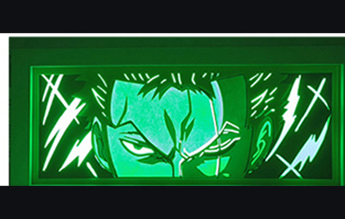 Roronoa Zoro LED Manga Lamp