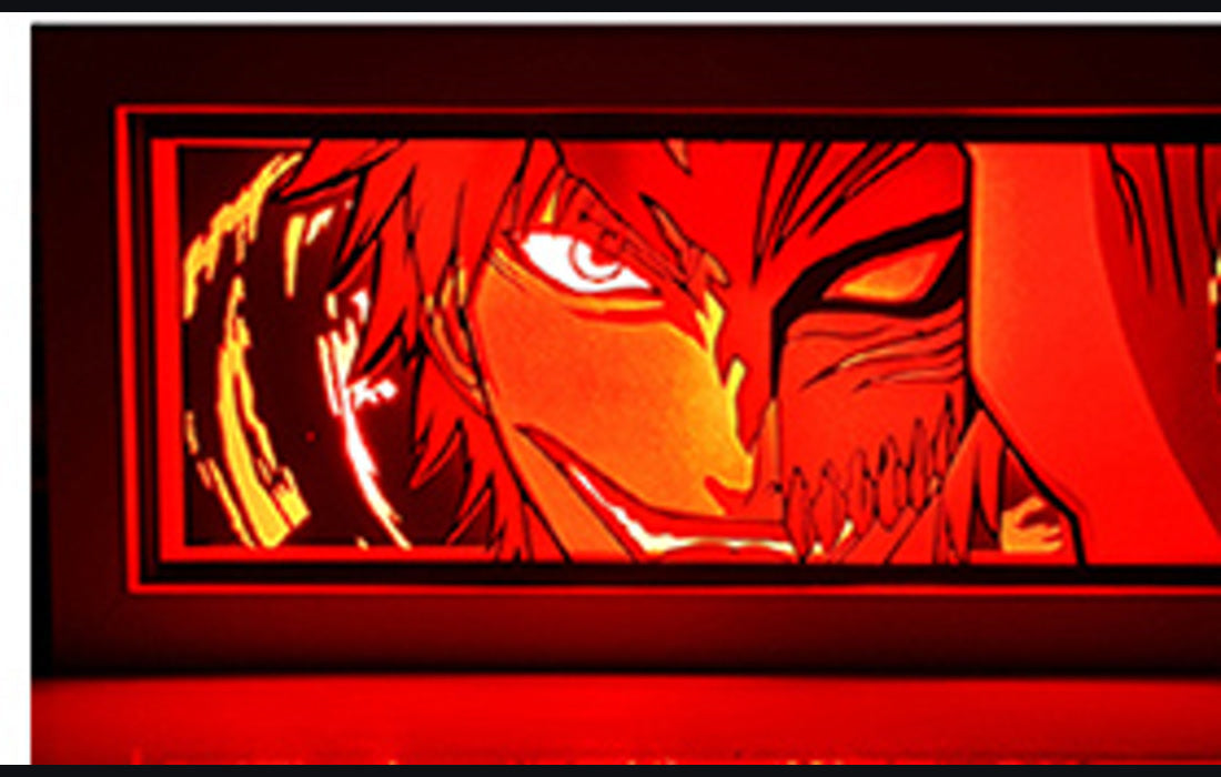 Ichigo Kurosaki Hollow Form LED Manga Lamp