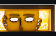 Saitama LED Manga Lamp view 1