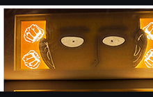 Saitama LED Manga Lamp view 4