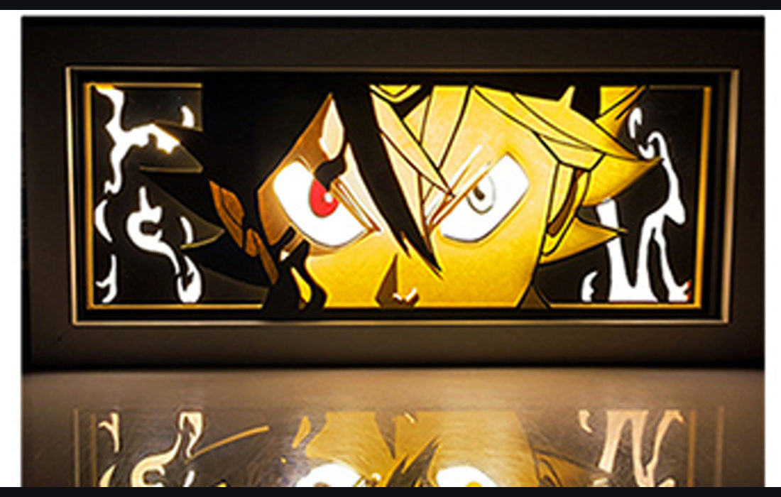 Black Clover LED Manga Lamp