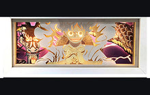 Monkey D. Luffy Gear 5 LED Manga Lamp view 3