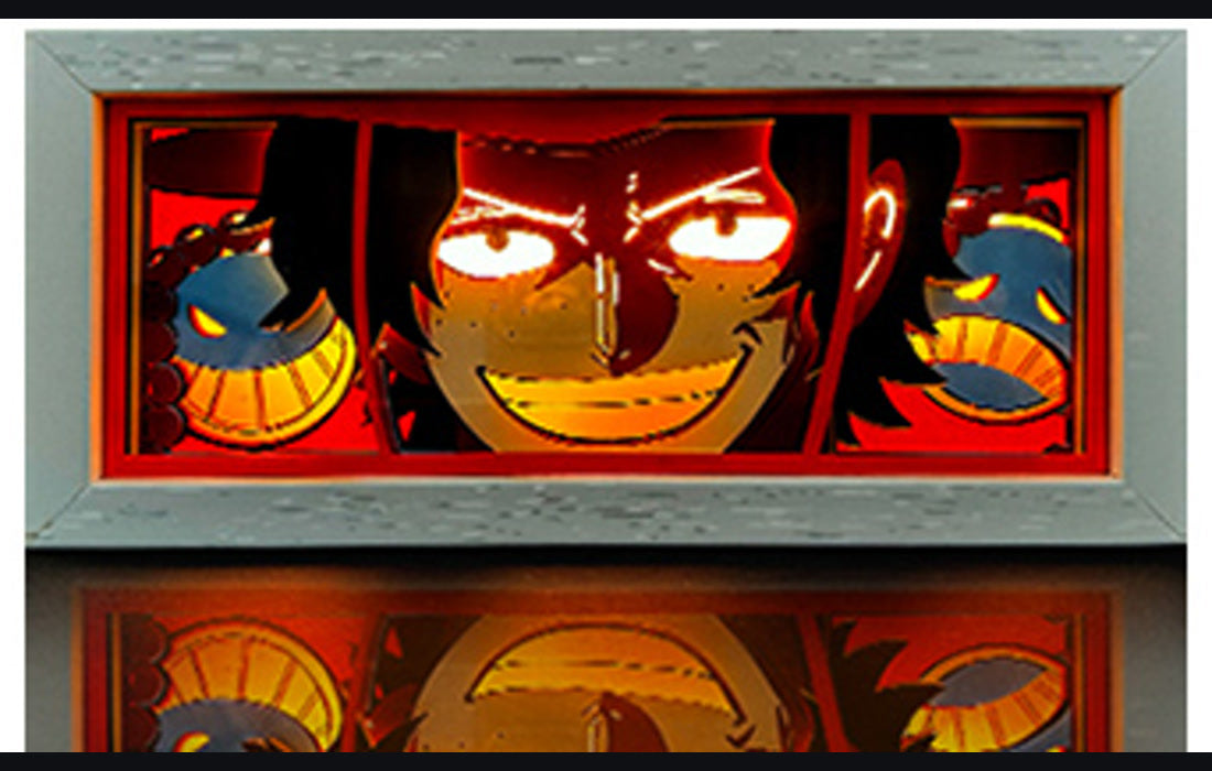 Portgas D. Ace LED Manga Lamp