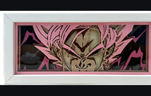 Goku Black Super Saiyan Rosé LED Manga Lamp view 2