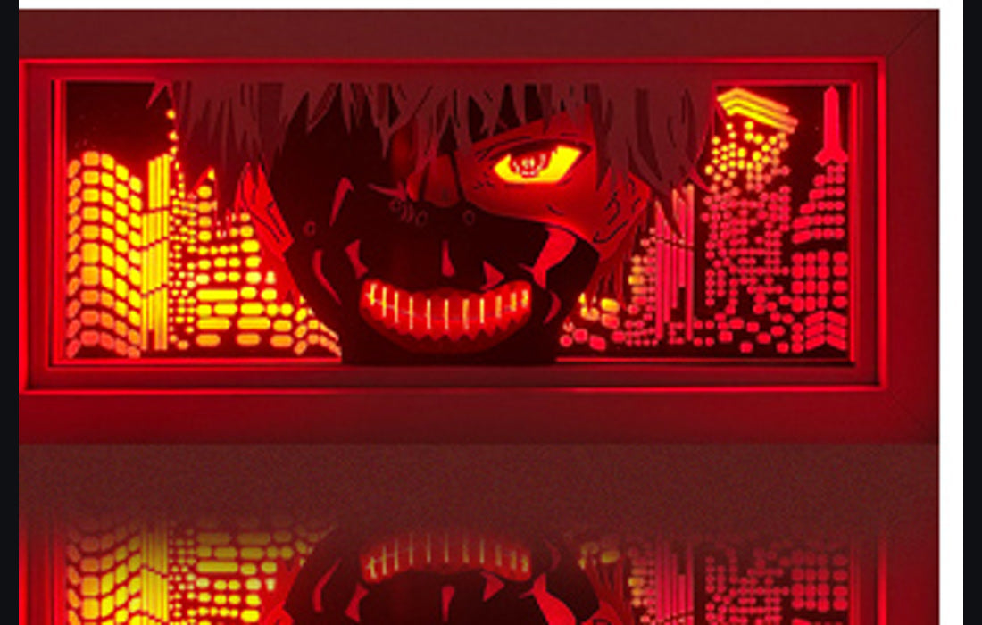Ken Kaneki LED Manga Lamp