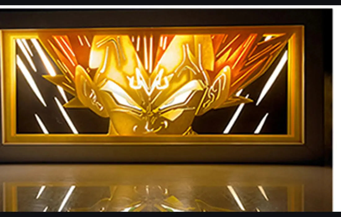 Majin Vegeta LED Manga Lamp